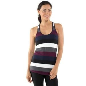 Lululemon Cool Racerback Striped size 6
